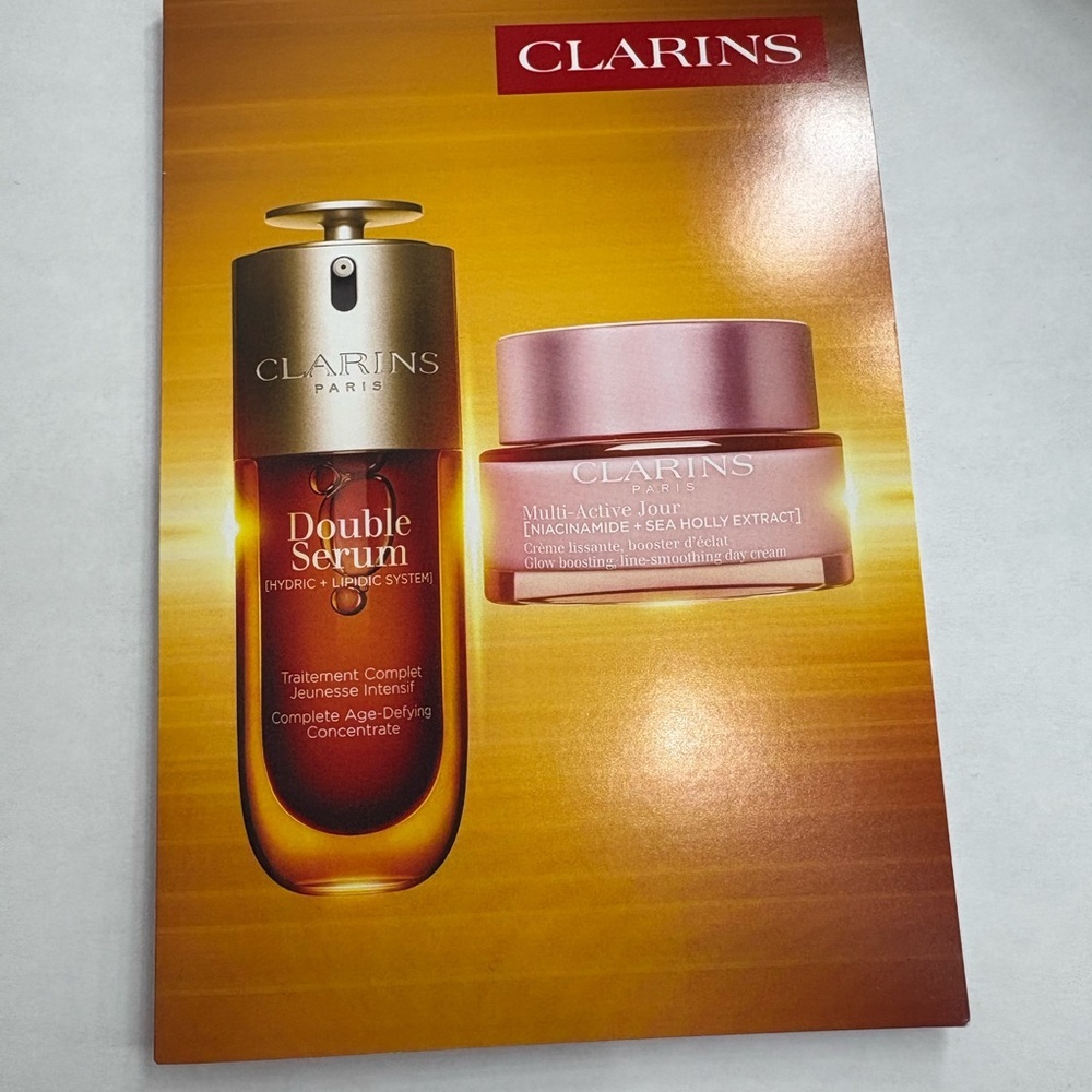 5/$15💫Clarins Double Serum and Multi-Active Jour